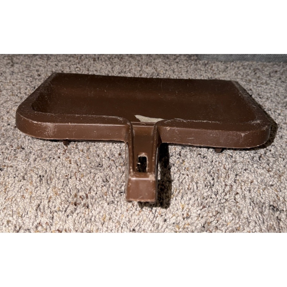 Vintage 1980s Rubbermaid Dust Pan Brown # 2003-54 Heavy Hard Rubber Cottage Core - Picture 2 of 6